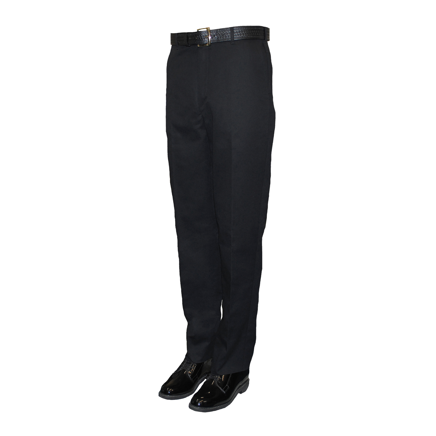 Poly Cotton Pant Suit - Black