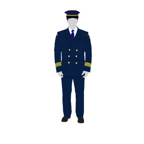 Navy Blue Double Breasted Class 'A' Package - EMS - Lighthouse Uniform